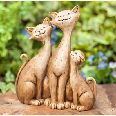 outdoor cat statues